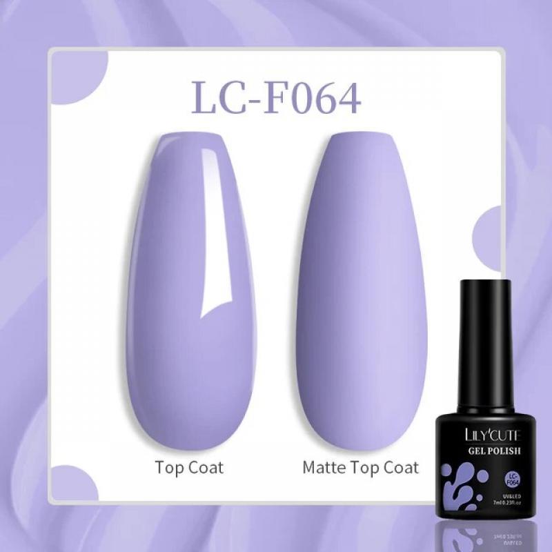 LILYCUTE Reflective Glitter Top Coat Gel Nail Polish Silver Colorful Sparkling Auroras Laser Semi permanent Nail Art Gel Varnish