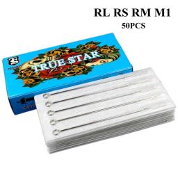 TRUE STAR Tattoo Needles 5RL Premium Round Micro Needles Sterilized Stainless Steel Needles For Tattoo Machine Gun Supplies