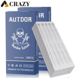 50/100pcs Tattoo Needles 0.35mm RL RS RM M1 Stainless Steel Tattoo Needle For Tattoo Tips Machine Supplies