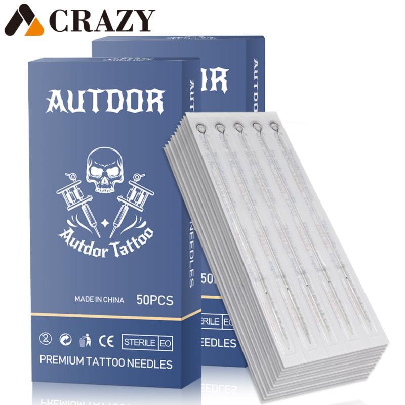 50/100pcs Tattoo Needles 0.35mm RL RS RM M1 Stainless Steel Tattoo Needle For Tattoo Tips Machine Supplies