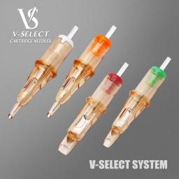 10pcs EZ V Select Cartridge Tattoo Needles Permanent Makeup RL RS RM M1 Microblading For Cartridge Tattoo Machine Pen