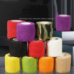 Black Tattoo Grip Bandage Cover Wraps Tapes Nonwoven Waterproof Self Adhesive Finger Wrist Protection Tattoo Accessories