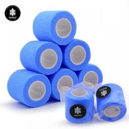 Tattoo Grip Cover Wrap Bright Pink 6pcs/12pcs/24pcs-Denergy PMU Pen Grip Tape Wrap Cover Sports Adherent Tape Tattoo Accessories