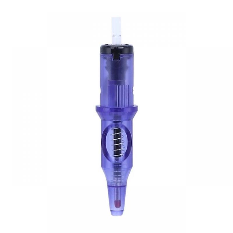 5/10pcs Ballpoint Tattoo Cartridge Needles 5 Colors Practice Needles Drawing for Motor Tattoo Pen Grip Cartridge Supplies