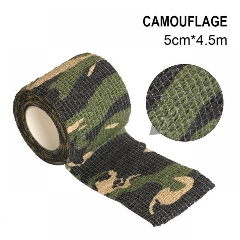 1pc 5*450cm Disposable  Tattoo Machine Self-adhesive Flex Elastic Camouflage Bandage Grip Tube Wrap Elbow Stick Tape Accessory