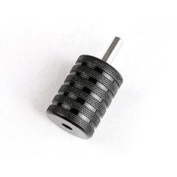 1PC Aluminum Alloy Handle Tattoo Grips Machine Gun Tubes Round 30MM Sterilizable Black Nylon Body Art Supplies
