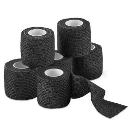 3Pcs Tattoo Grip Bandage Disposable Self Adhesive Elastic Bandage  Sport Wrap Grip Cover For Tattoo Machine Grip Tube 2'x5 Yard