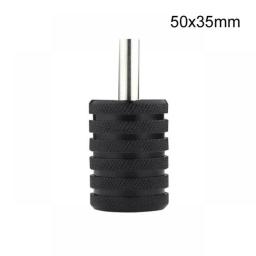 1PC 25/30/35mm Black Aluminum Alloy Tattoo Grip Handle Tube Tattoo Machine Grip Anti-Slip For Tatu Supplies Tools Accessory