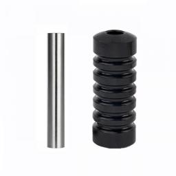 1 PCS Black Or Slive Aluminium Tattoo Grip 20MM With Back Stem Professional Tattoo Machine Grips Tubes Tips Tool
