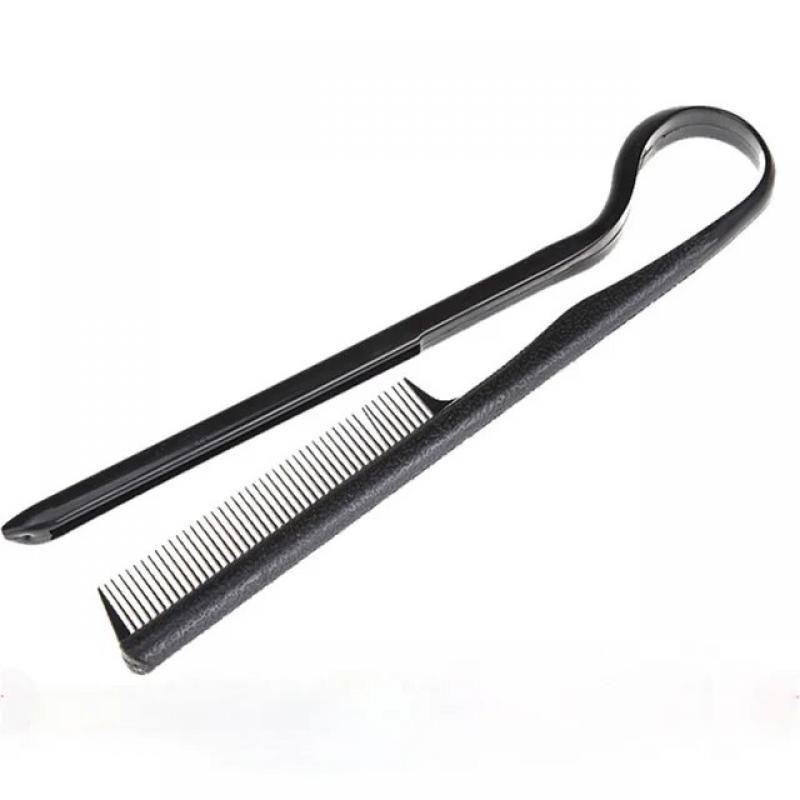 1PC Useful Hair Straighten Salon Comb Hairdressing Smooth Tool Hold Tongs Hair Styling Tools for Women Hair Brush Straightener