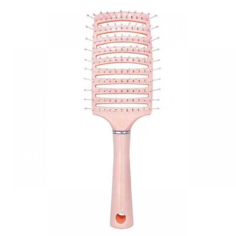 Hair Scalp Massage Comb Hair Brush Anti-Static Wet Dry Curly Detangler Hairbrush Nylon Salon Hair Styling Tools For Women Men