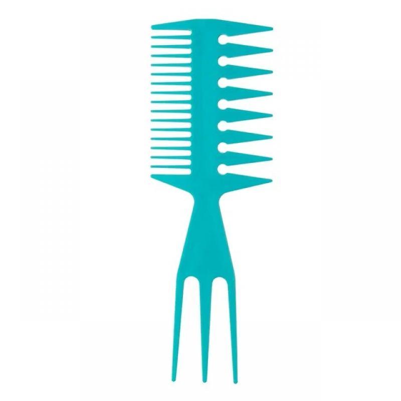 Professional Double Side Tooth Combs Fish Bone Shape Hair Brush Barber Hair Dyeing Cutting Coloring Brush Man Hairstyling Tool