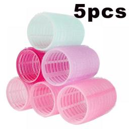 New Hair Curler Plastic Self-adhesive Hair Curlers Lazy Air Bangs Curling Tube Eight-character Bangs Curling Hairdressing Tools