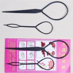 Plastic Loop Convenient Must-have Quick And Easy Hair Styling Professional Cutting-edge Ponytail Creator Fashionable Top-rated
