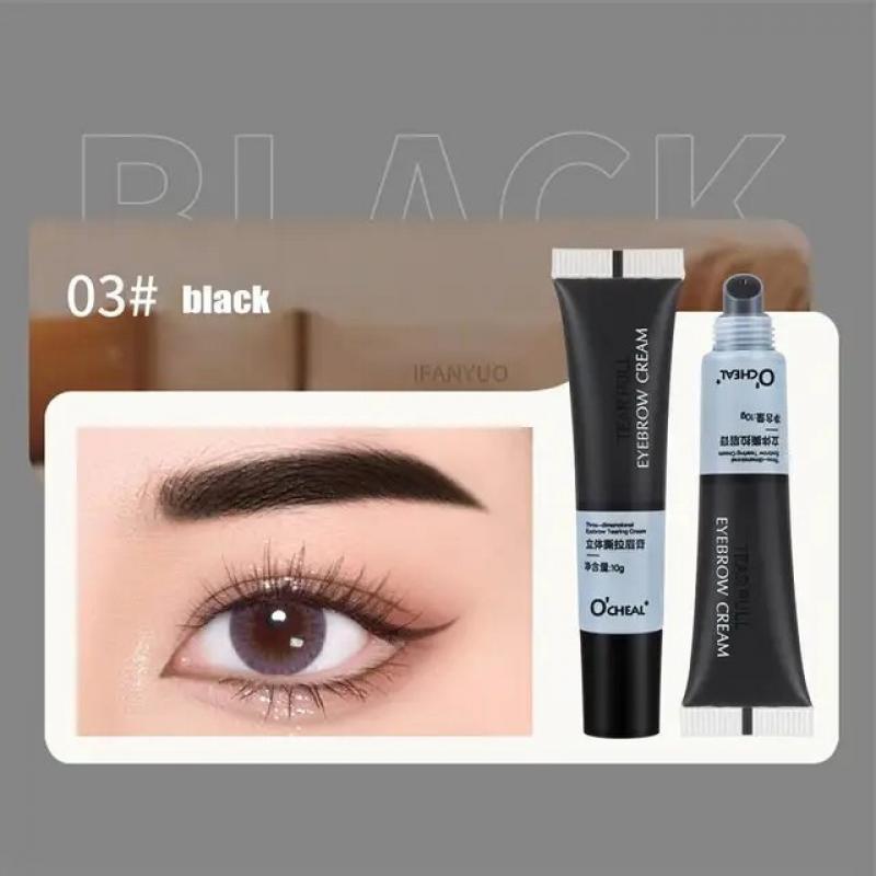 Eyebrow Gel Makeup Tearing Waterproof Long Lasting Semi-Permanent Tattoo Dye DIY Natural Brow Gel Tattoo Tint Cosmetic  4 Color