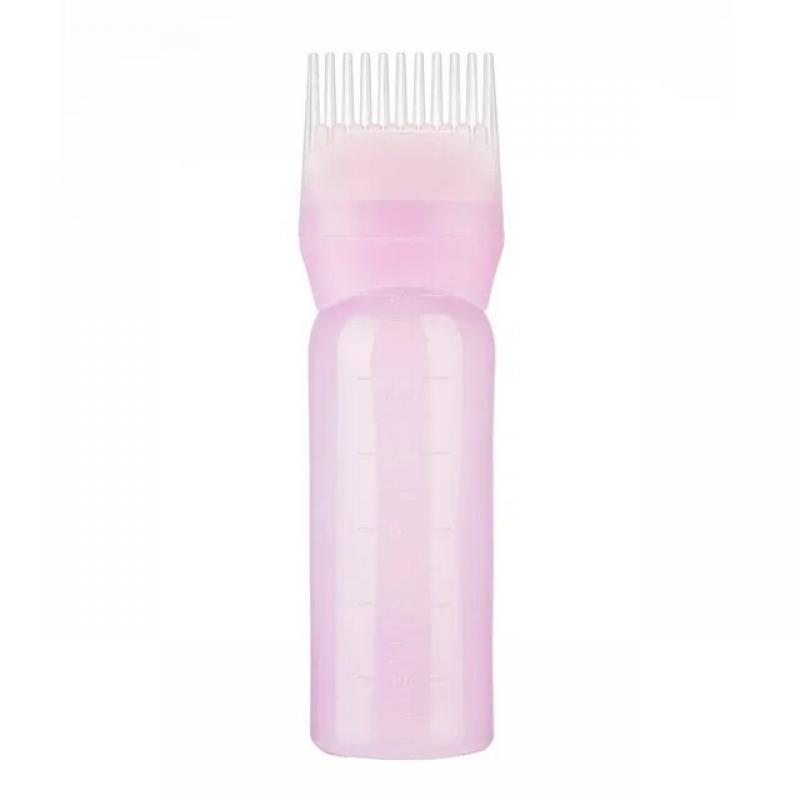 120ml Hair Oil Applicator Bottle Hairdressing Shampoo Bottle Hair Dye Refillable Bottle Hair Coloring Hairdressing Styling Tools
