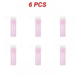 1~10PCS 120ml Hair Dye Refillable Bottle Applicator Comb Multicolor Plastic Dispensing Salon Oil Hair Coloring Hairdressing
