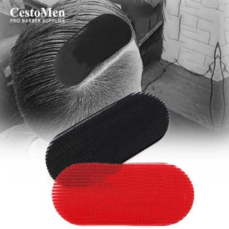 Bangs Hair Gripper Sticker Hairdressing Magic Nylon Barber Grippers Mens Oil Head Engrave Cutting Styling Accessories