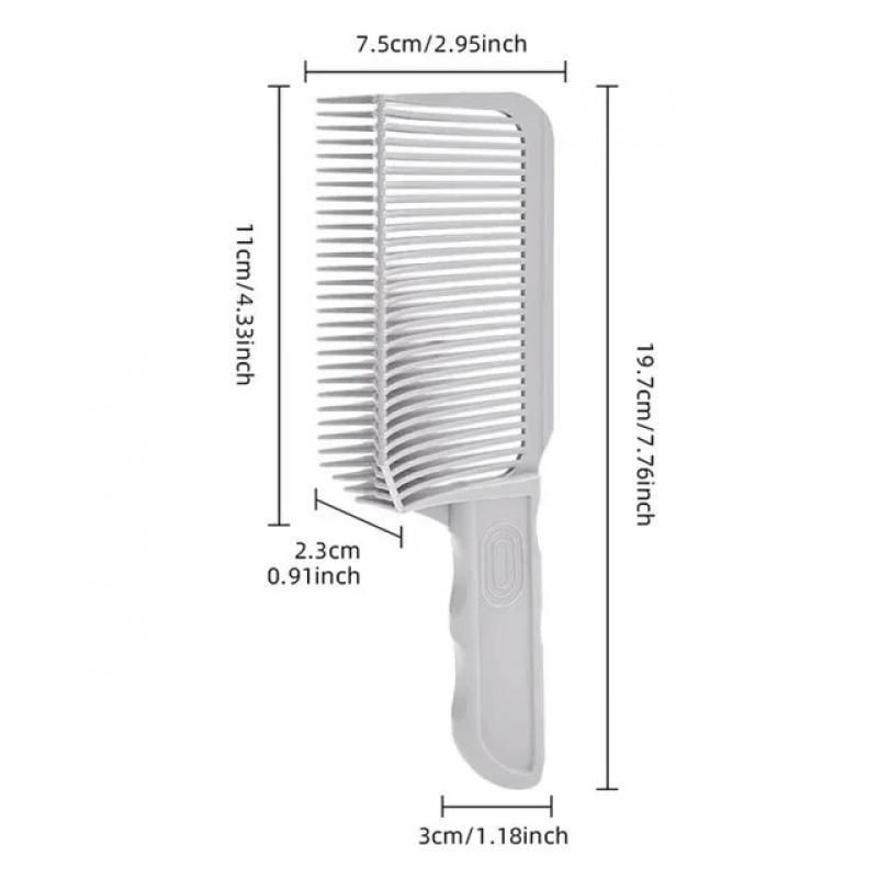 Barber Fade Combs Hair Cutting Tool For Gradient Hairstyle Comb Flat Top Hair Cutting Comb For Men Heat Resistant Fade Brush빗