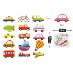 Baby Bath Toys Cars Boat Cognitive Floating Toy Foam EVA Puzzle Bathing Toys For Kids Children Bathroom Play Water Game Toys
