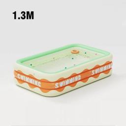 1.3M Inflatable Pools Baby Swimming Pool Bath Toys Water Amusement For Children Framed Summer Outdoor Games Toy Kids Boys Girl