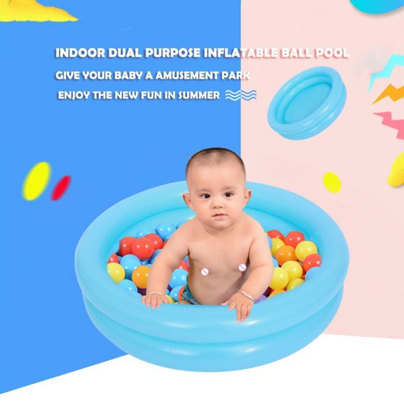 PVC Summer Baby Inflatable Swimming Pool Round Basin Kids Outdoors Sport Water Toys Garden Paddling Pool for 0-3Y