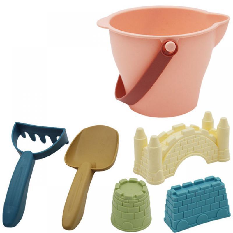 Beach Sensory Bucket Toy for Kids Shovel Water and Sand Playing Toys  Parent-Children Interactive Beach Water Play Toys for Kids