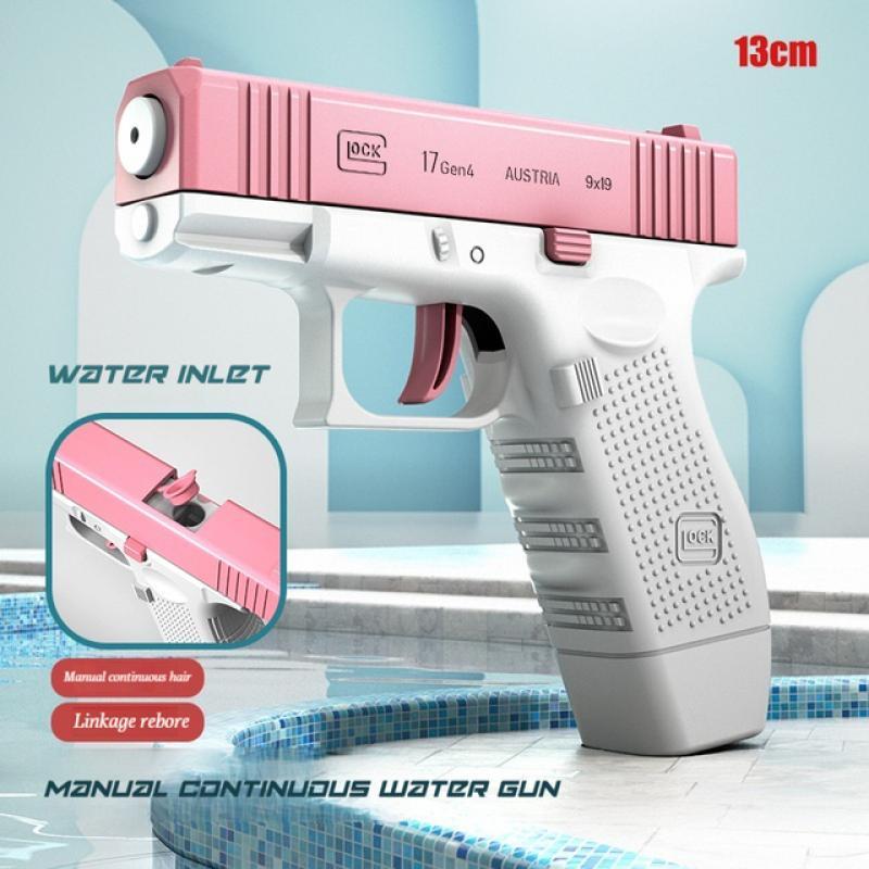 Water Gun Toy Portable Water Gun Automatic Water Spray Gun Toys Burst Water Gun Children Outdoor Water Fight Toys