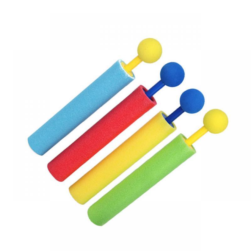 4pcs Water Blaster Water Guns for Kids Shooter Portable 4 Colors 30ft Range Children Foam Water Gun Summer Swimming Pool Toys