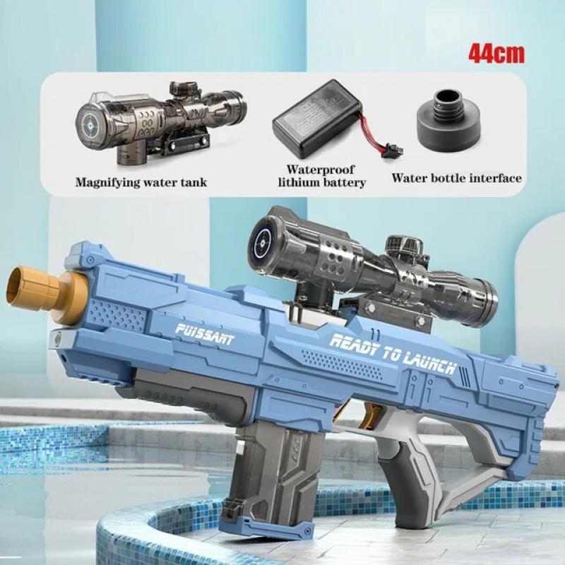 Automatic Electric Water Gun Large Capacity Water Blaster Soaker for Kid and Adult for Summer Beach Party Toy Gun KT16
