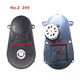 Children's Electric Car 24V Steering Motor Gearbox, Ride On Toys Servos Motor Gearbox, Kid's Ride On Car Turning Axial Motor