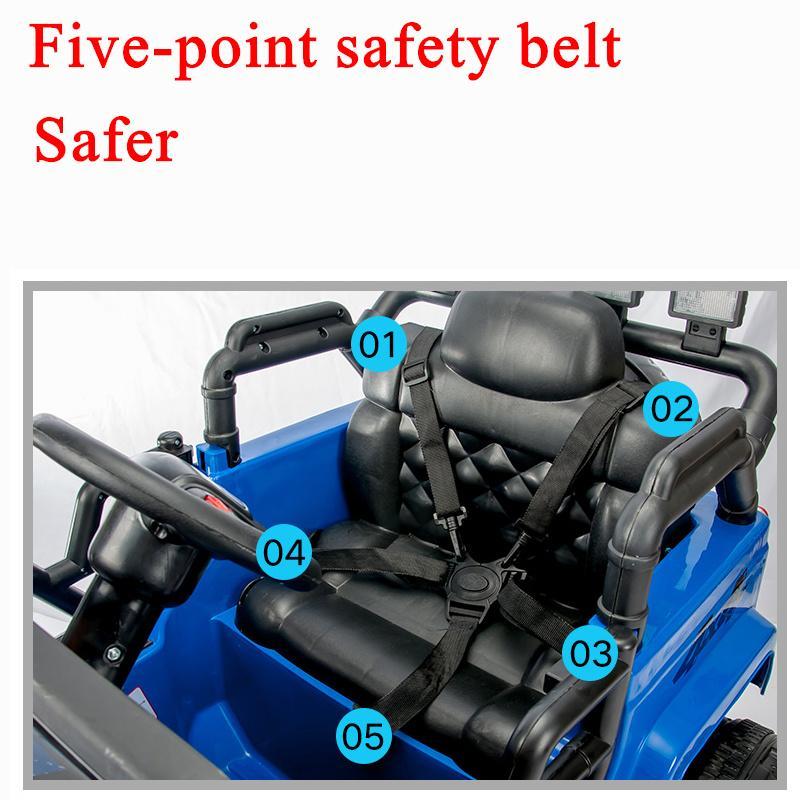 Children's electric car seat belt, can ride on baby electric toy car seat safety accessories, five-point seat belt