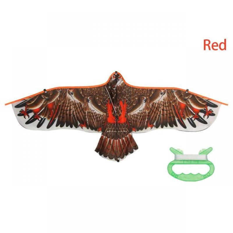 1.1m Eagle Kite With 30 Meter Kite Line Large Plane Eagle Flying Bird Kites Children Best Gift Family Trips Garden Sports