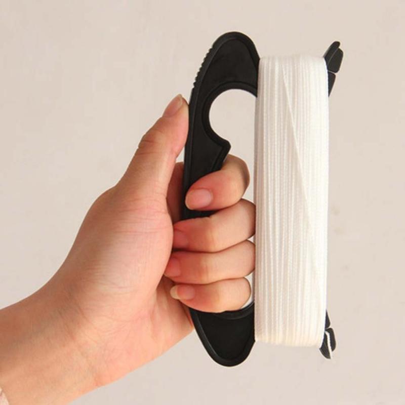 Black Kite Thread Winder with 100 Meters Flying Kite Line D Shape Plastic Kite Line Board Flying Kites Line Outdoor Toys