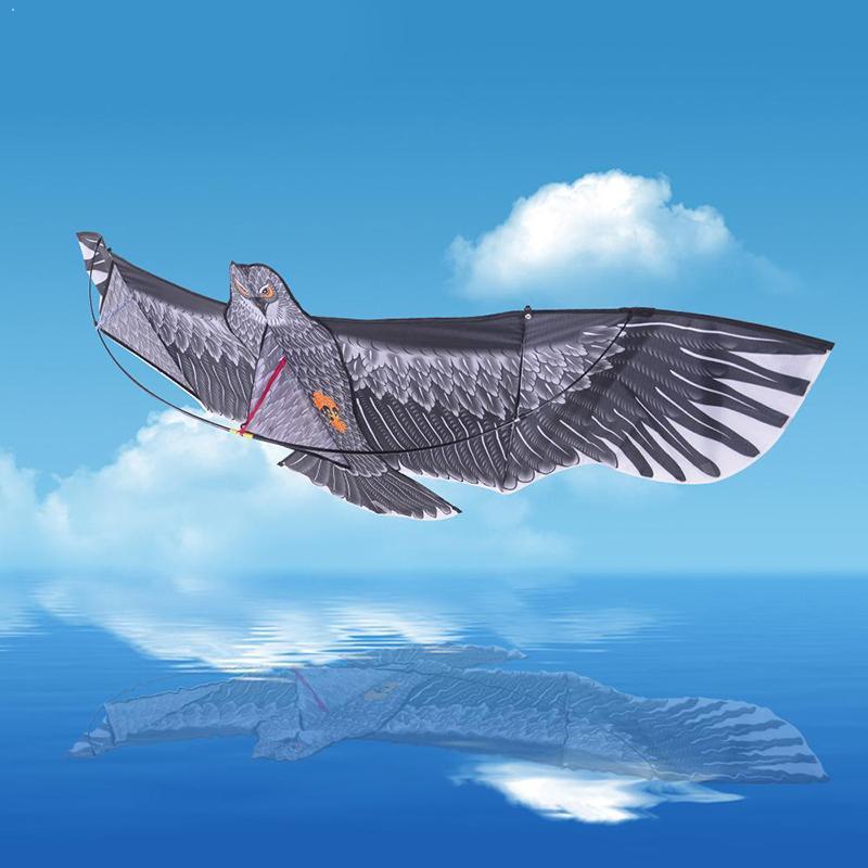 1.1m Flat Eagle Kite Big Fly Bird Kite For Children Flying Bird Kites Outdoor Toys Garden Toys