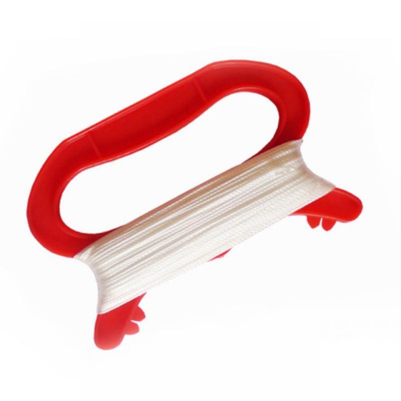 30/50/100m Polyester D Shape Kite Line String Winder Handle Outdoor Board Children Kite gift for children Kite accessories