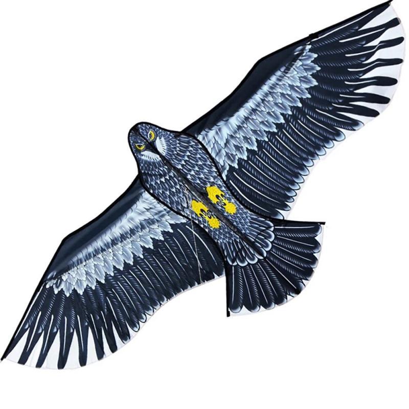 NEW Arrive Outdoor Fun Sports  59 Inch Eagle Kite With Handle And Line For Kids Or Adults Good Flying