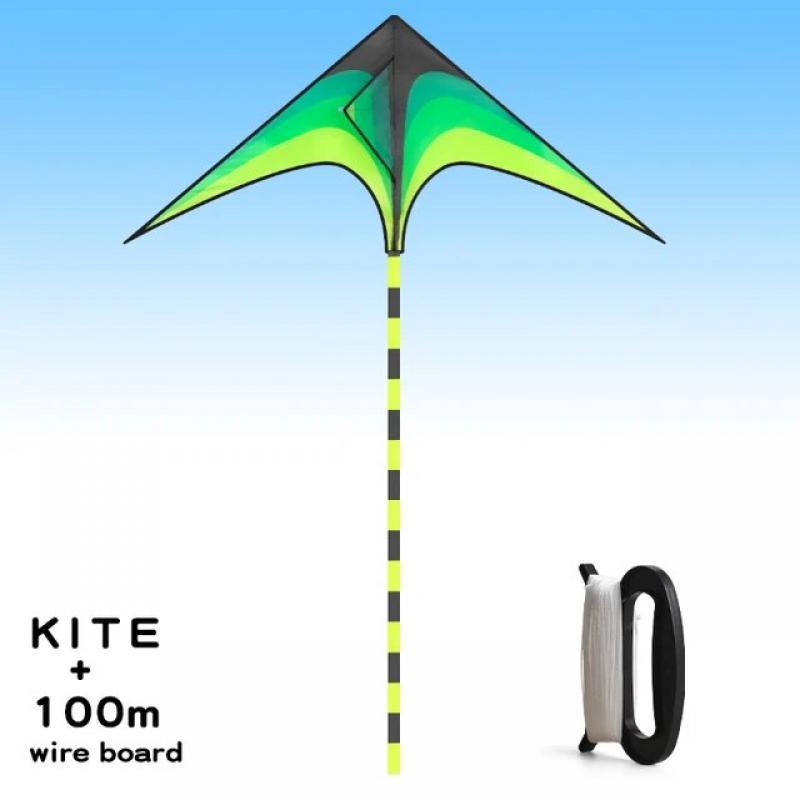 YongJian Large Delta Kite for Kids & Adults Easy to Fly Large Huge Delta Kite Come with 6m Tail Easy to Fly Kite Outdoor Toy
