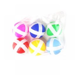 Random 6/10PCS Kids Sucker Sticky Ball Toy Outdoor Sports Catch Ball Game Set Throw And Catch Parent-Child Interactive Toys
