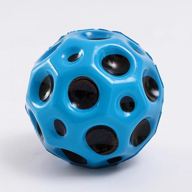 Useful Hole Ball Soft Anti Gravity Rubber Bounce Ball 66mm Extreme High Bouncing Ball Outdoor Games Sport Toys Anti Stress Ball