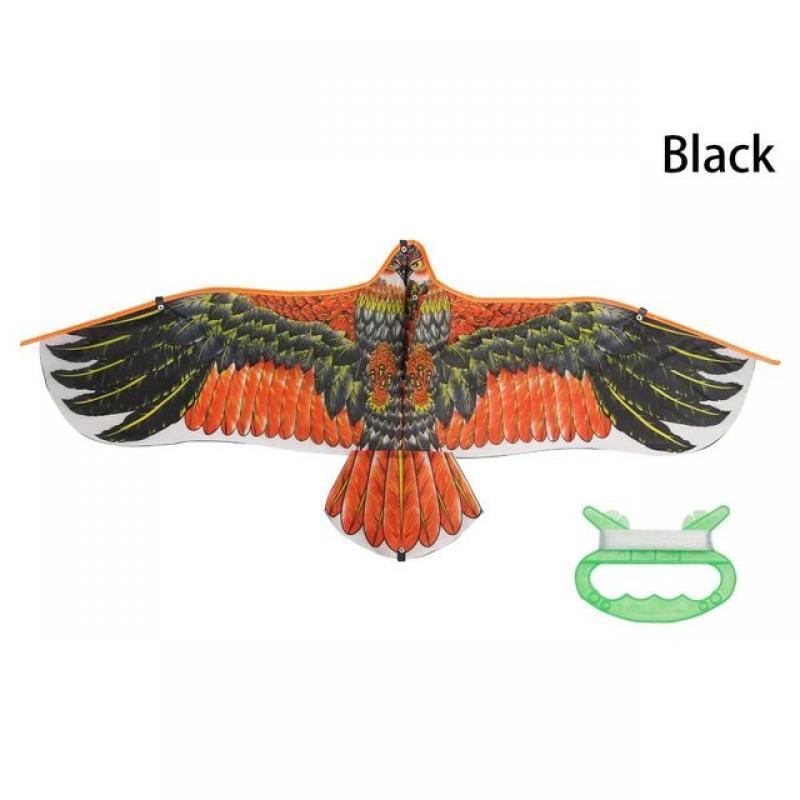 Flat Eagle Kite With 30 Meter Kite Line Children Flying Bird Kites Windsock Outdoor Toys Garden Cloth Toys For Kids Gift