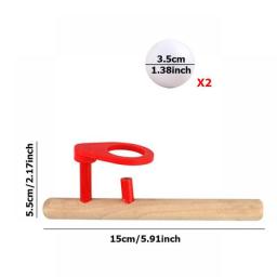 Wooden Floating Blowing Ball Set Traditional Toys Children Early Education Puzzle Games Toys Vital Capacity Training TMZ