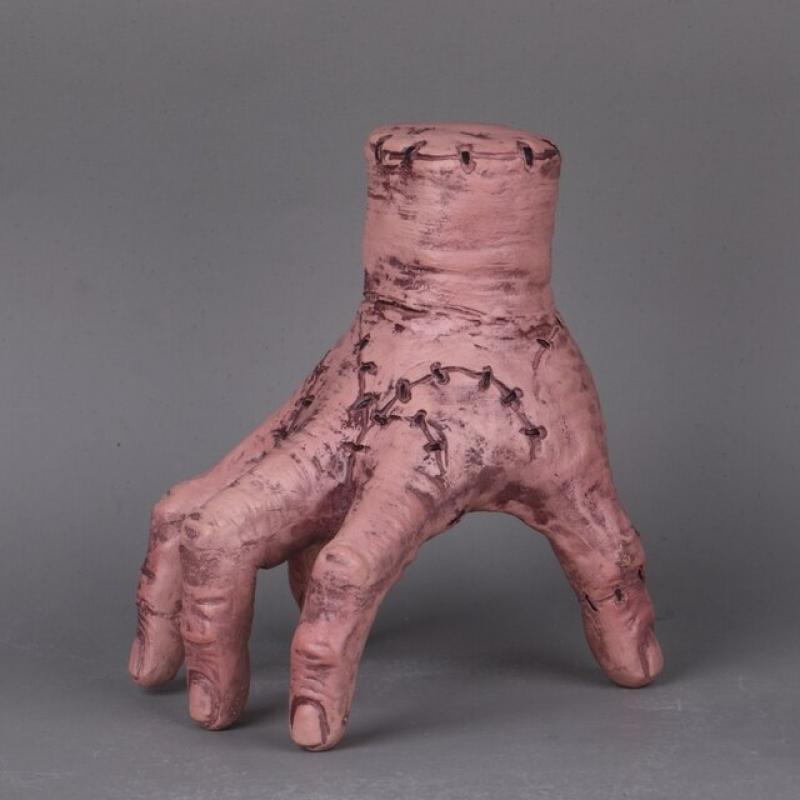 Wednesday Thing Hand Figure Toy Adamss Family Ornament Latex Foam Decoration Wednesday Adamss Hand Thing Doll Plush