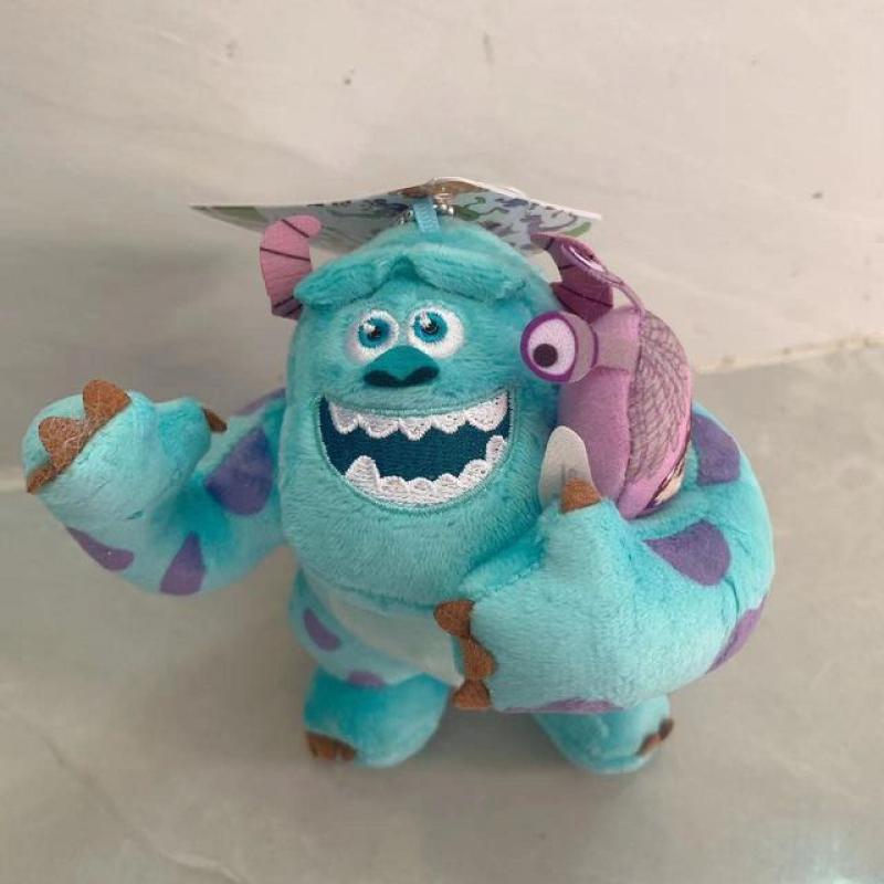 15cm DISNEY Monsters University James P. Sullivan Cosplay Keychain Doll Toy Plush Dolls Kids Christmas Gift Pendant Accessories