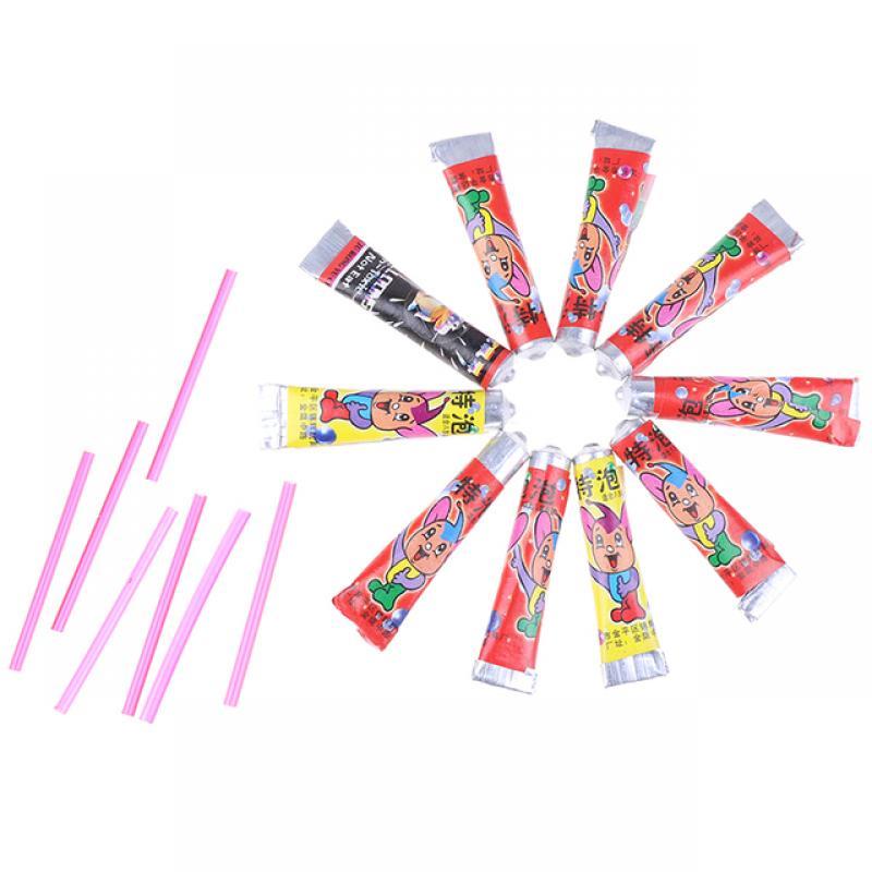 2 Bag 10pcs Classic Bubble Glue Blowing Ball Toys For Children Space Balloon Nostalgic Outdoor Toys Not Easy To Break