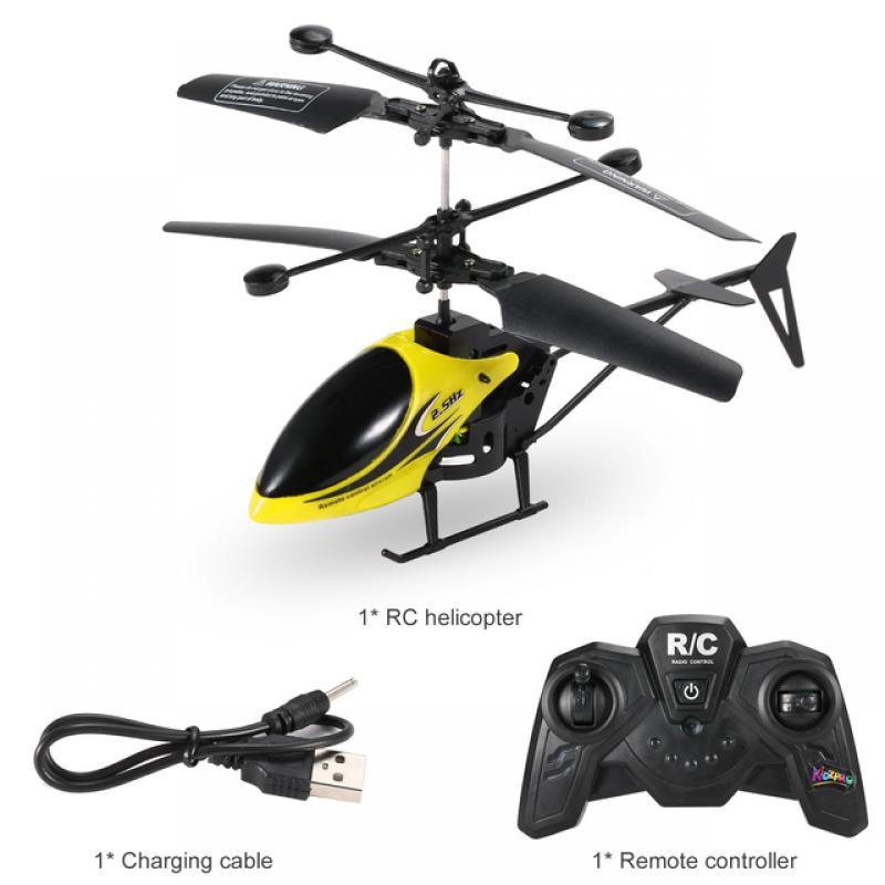 RC Helicopter Drone with Light Electric Flying Toy Radio Remote Control Aircraft Indoor Outdoor Game Model Gift Toy for children