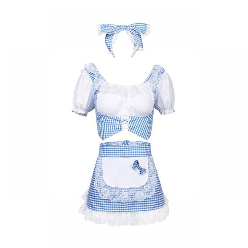 Lolita Maid Uniform Japanese Temptation Students Women Costume Kawaii Anime Bikini Set Erotic Underwear Cosplay Outfits