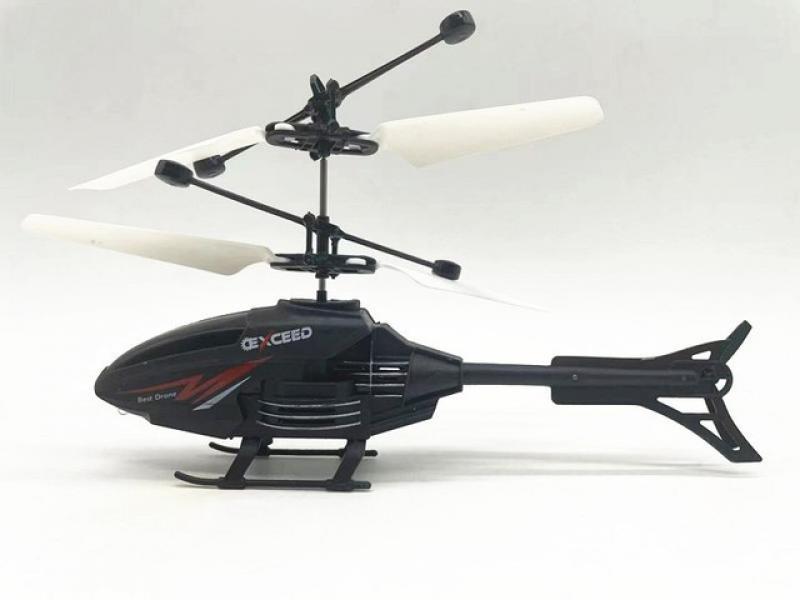 2 Way Remote Control Helicopter with Light Usb Charging Fall Resistant Mini Airplane Model Resistant Toys Gifts Rc Airplane