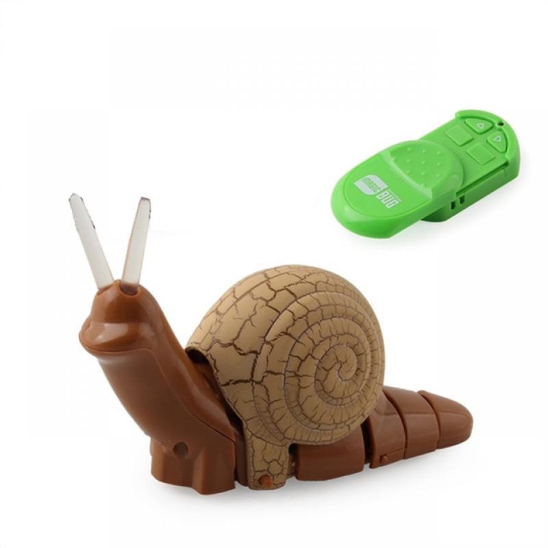 Novelty Infrared Remote Control Snail Animal Model Prank Prop Intelligence Develop Educational Toys Funny Kids Gift