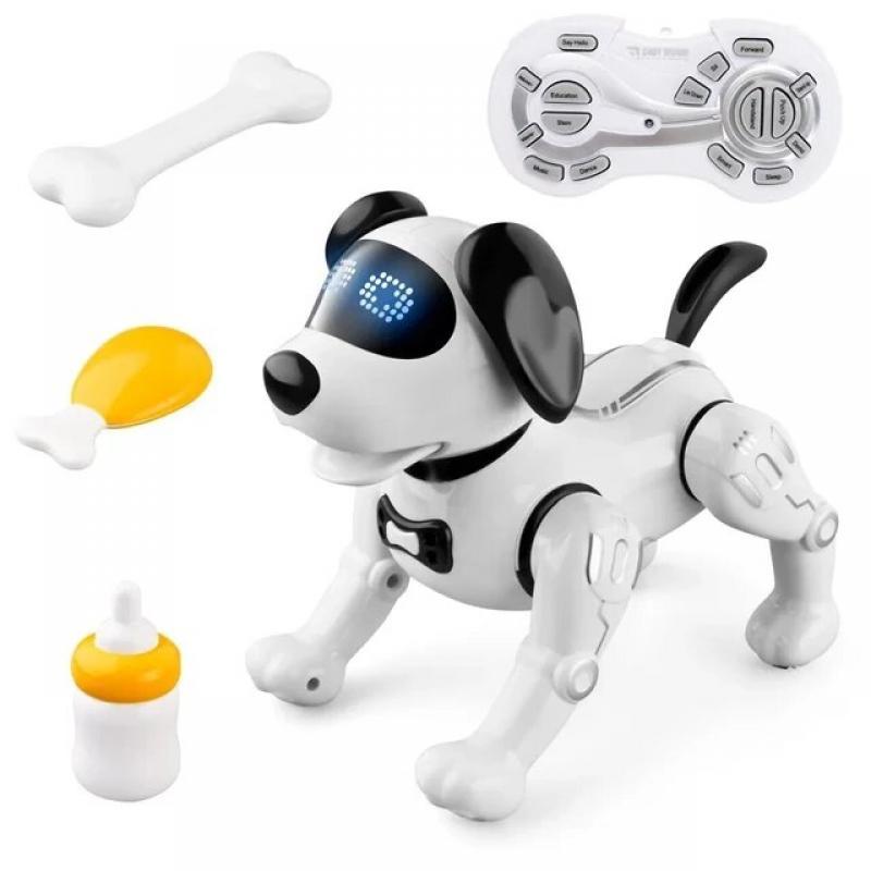 JJRC R19 Remote Control Robot Dog Toy Electronic Pets Programmable Robot Feeding interaction RC Robotic Stunt Puppy Children Toy